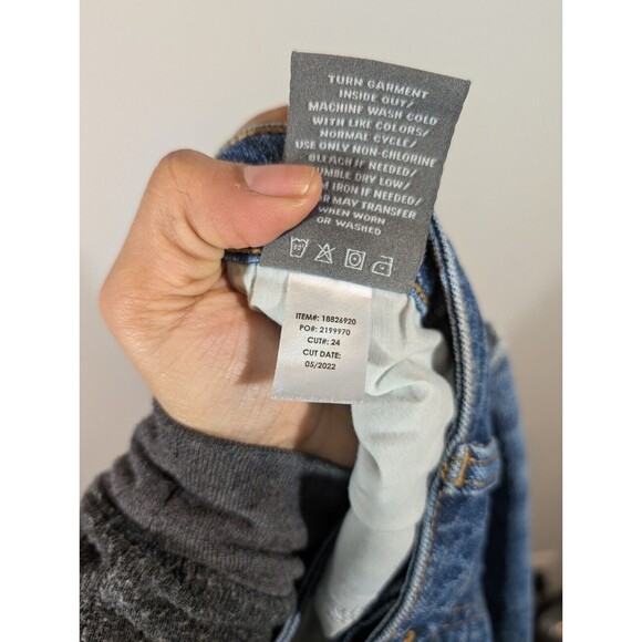 Torrid Women High Rise Straight Distressed Ankle Button Fly Jeans Plus 20 Curvy - Picture 10 of 11